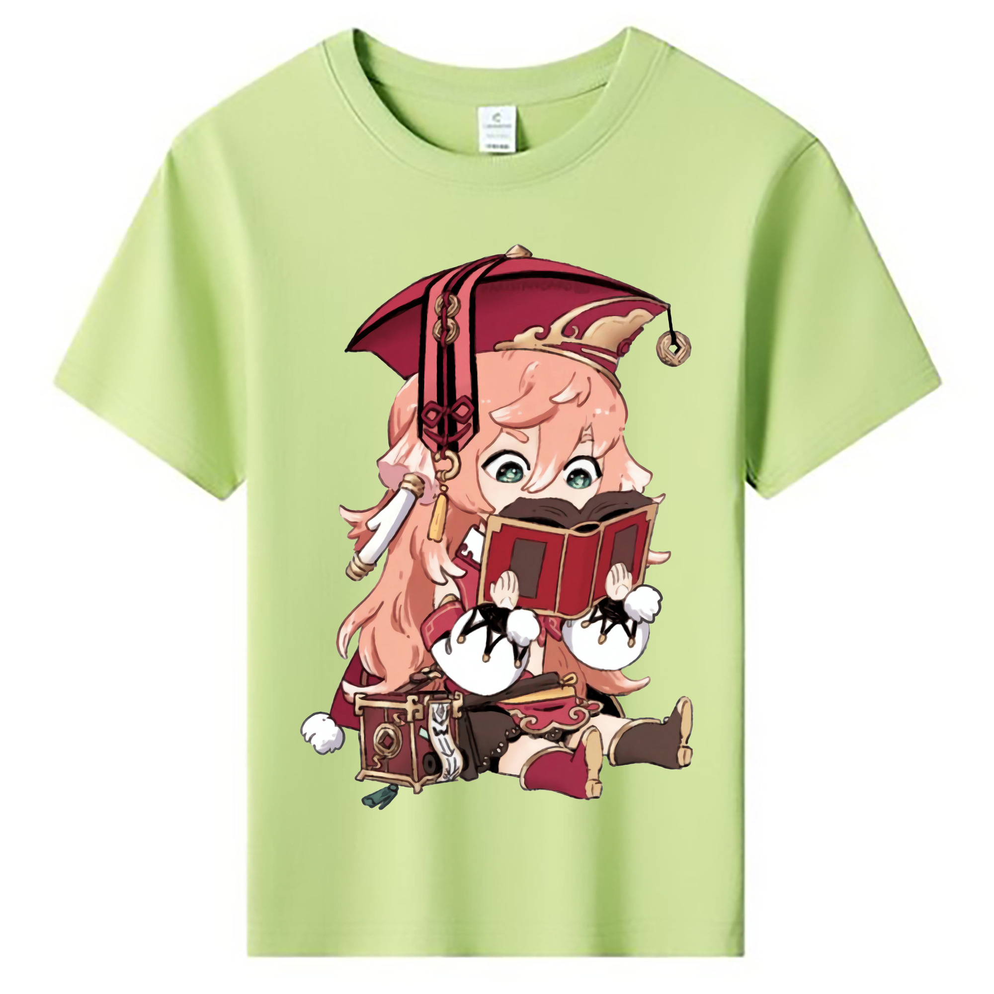 げんし神 ヤンフェイ genshin Yanfei 綿100％キッズTシャツ（フロントプリント）